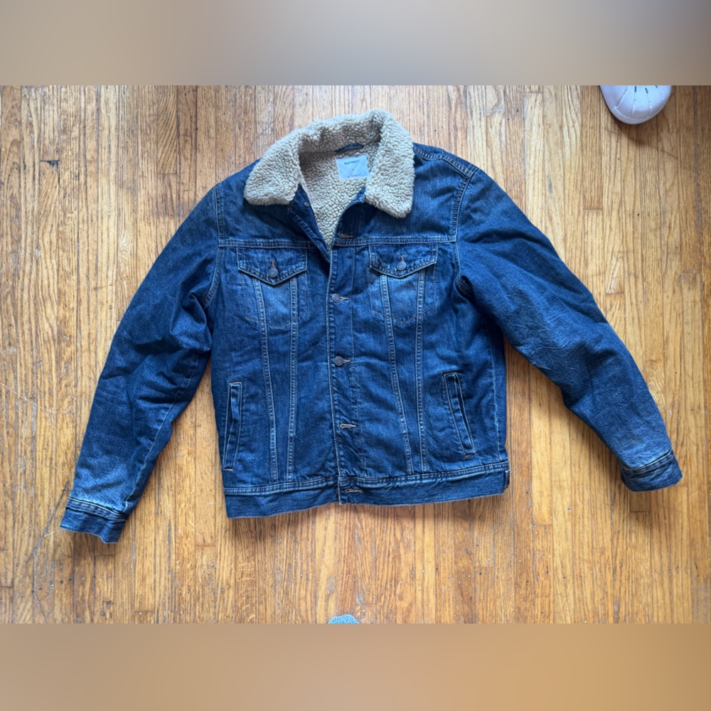 DENIM FLEECE TRUCKER